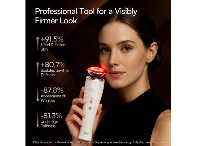 INIA FLARE - DISPOSITIVO 3 EN 1 CON LUZ ROJA Y MICROCORRIENTE PARA CARA Y CUELLO, MASAJEADOR VIBRATORIO - 5