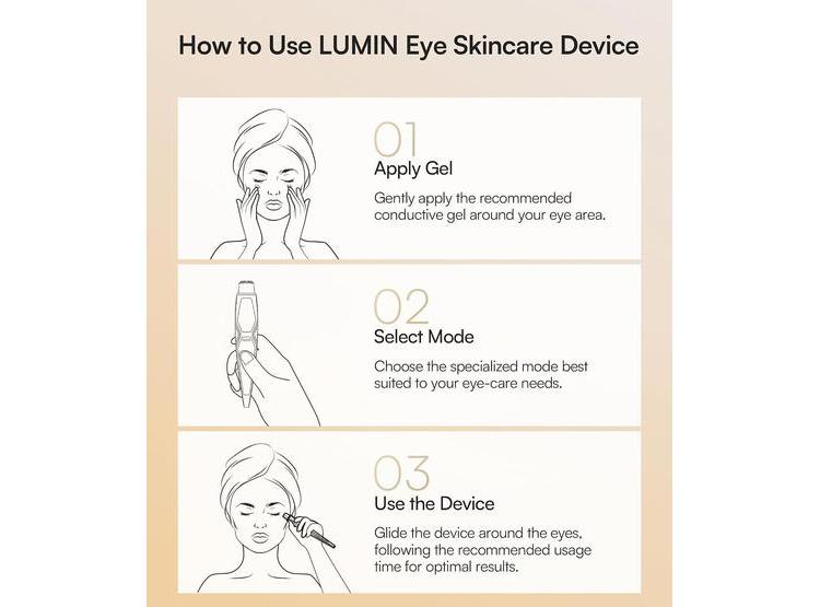 DISPOSITIVO BELLEZA 4 EN 1 CON LUZ ROJA, CALOR, VIBRACIÓN Y MASAJE PARA OJERAS E HINCHAZÓN - 5