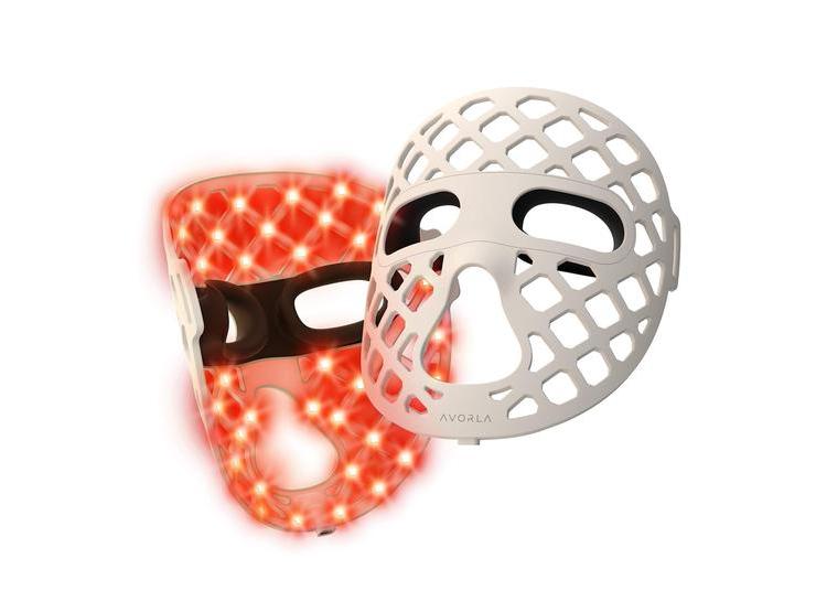 MÁSCARA FACIAL LED AVORLA PORTÁTIL CON TERAPIA DE LUZ ROJA, INFRARROJA, 4 MODOS Y 216 LEDS PARA PIEL RADIANTE - 1