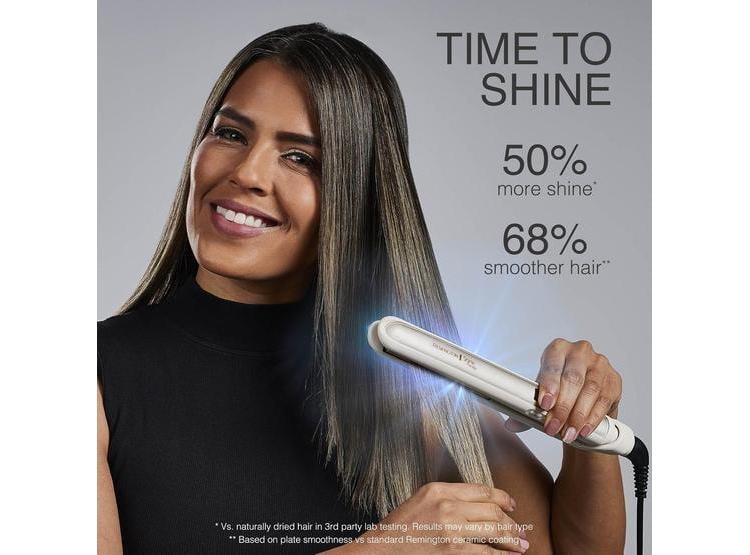 PLANCHA REMINGTON SHINE THERAPY CON ACEITE DE ARGÁN Y QUERATINA - 4