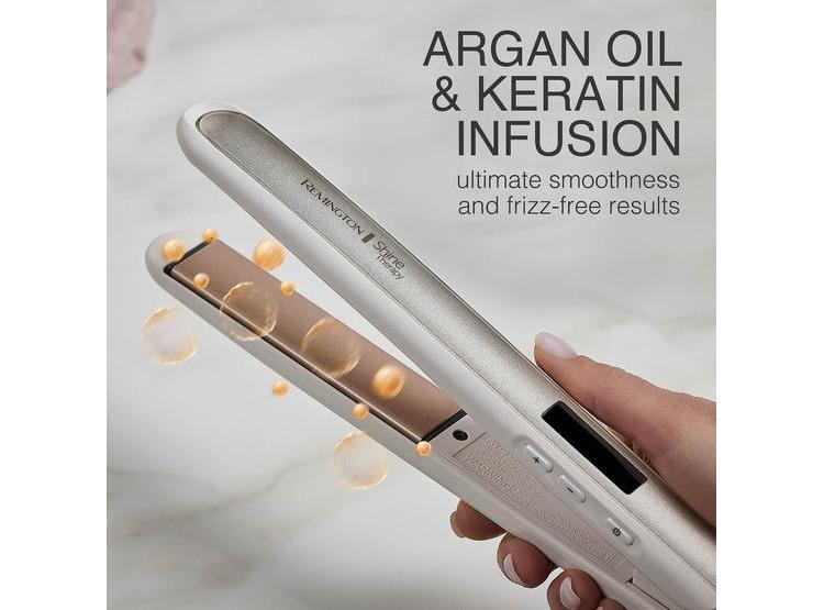 PLANCHA REMINGTON SHINE THERAPY CON ACEITE DE ARGÁN Y QUERATINA - 5