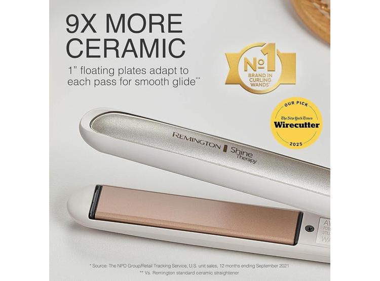 PLANCHA REMINGTON SHINE THERAPY CON ACEITE DE ARGÁN Y QUERATINA - 6