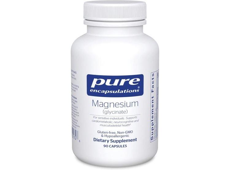 MAGNESIO PURE ENCAPSULATIONS PARA APOYAR SALUD CARDÍACA, METABOLISMO, SUEÑO Y RELAJACIÓN - 1