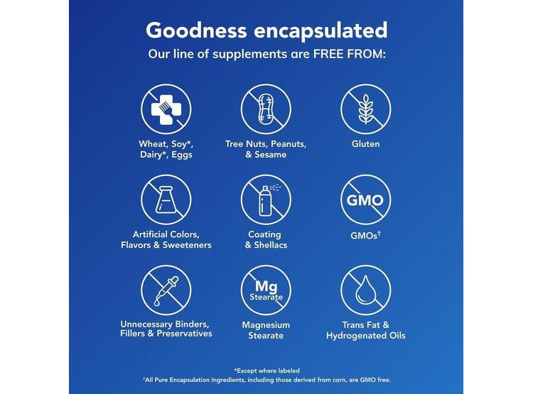 MAGNESIO PURE ENCAPSULATIONS PARA APOYAR SALUD CARDÍACA, METABOLISMO, SUEÑO Y RELAJACIÓN - 4