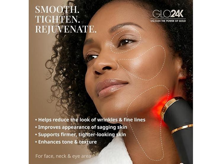 DISPOSITIVO DE BELLEZA CON LUZ ROJA PARA CARA Y CUELLO CON MASAJEADOR LED Y VIBRACIÓN AVANZADA - 4