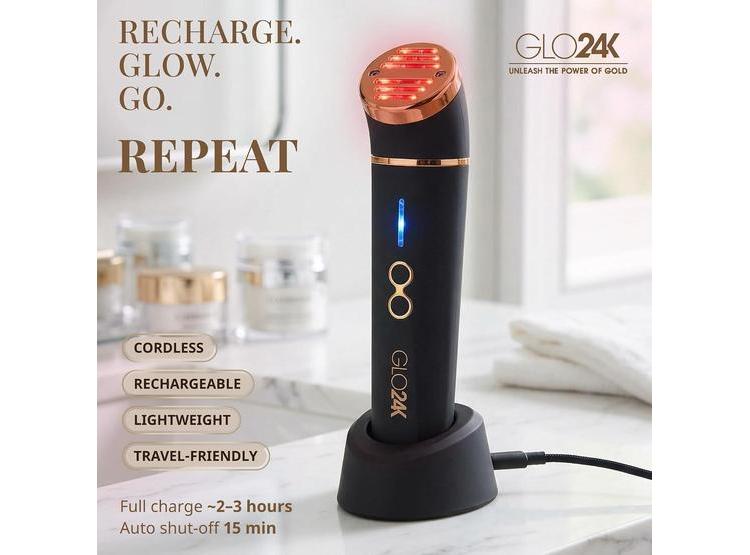DISPOSITIVO DE BELLEZA CON LUZ ROJA PARA CARA Y CUELLO CON MASAJEADOR LED Y VIBRACIÓN AVANZADA - 6