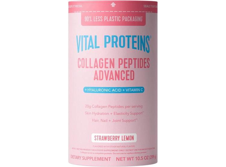 VITAL PROTEINS PÉPTIDOS DE COLÁGENO CON ÁCIDO HIALURÓNICO Y VITAMINA C SABOR LIMÓN FRESA - 1