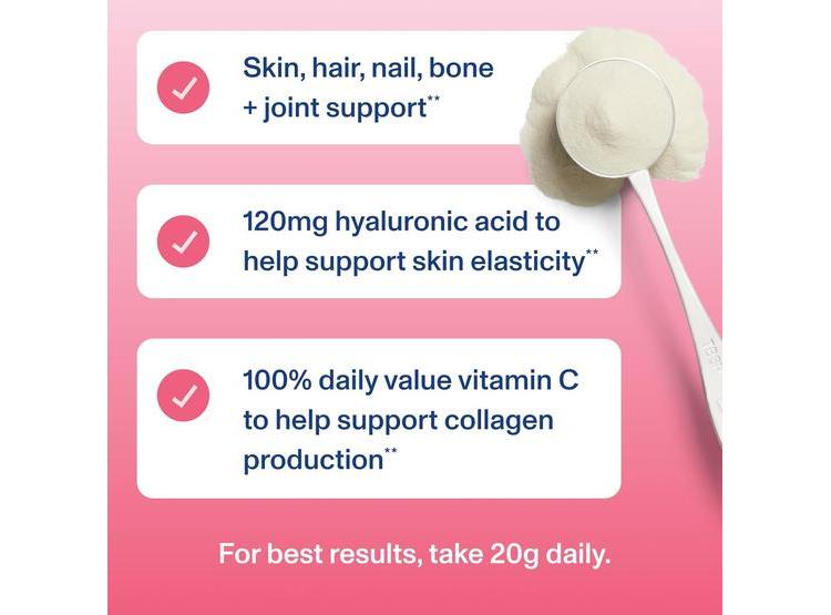 VITAL PROTEINS PÉPTIDOS DE COLÁGENO CON ÁCIDO HIALURÓNICO Y VITAMINA C SABOR LIMÓN FRESA - 6