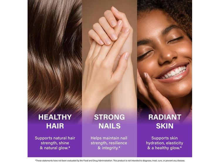 VITAMINAS CABELLO, PIEL Y UÑAS CON BIOTINA, COLÁGENO, ÁCIDO HIALURÓNICO Y QUERATINA - 2