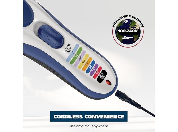MÁQUINA PARA CORTAR PELO WAHL COLOR PRO RECARGABLE CON PEINES GUÍA DE COLORES Y ESTUCHE DE ALMACENAMIENTO - 6
