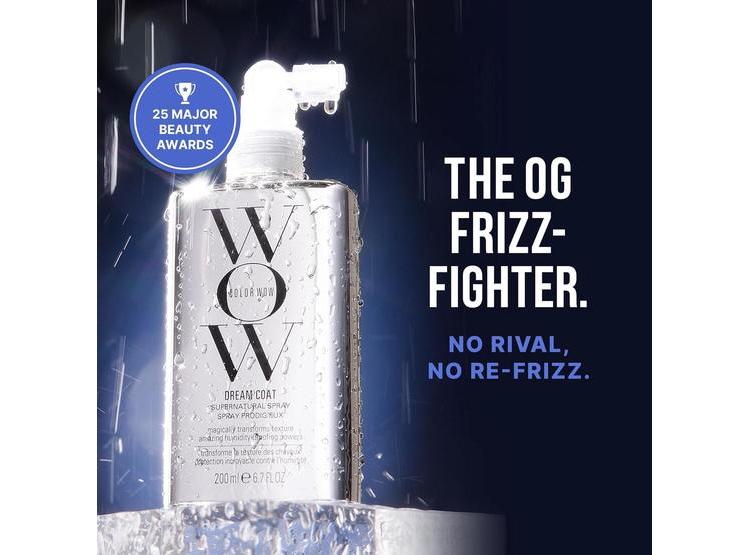 SPRAY ANTI-HUMEDAD Y PROTECTOR TÉRMICO PARA CABELLO BRILLANTE DREAM COAT DE COLOR WOW - 2