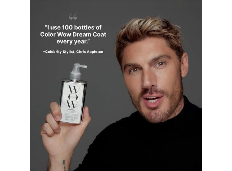 SPRAY ANTI-HUMEDAD Y PROTECTOR TÉRMICO PARA CABELLO BRILLANTE DREAM COAT DE COLOR WOW - 5