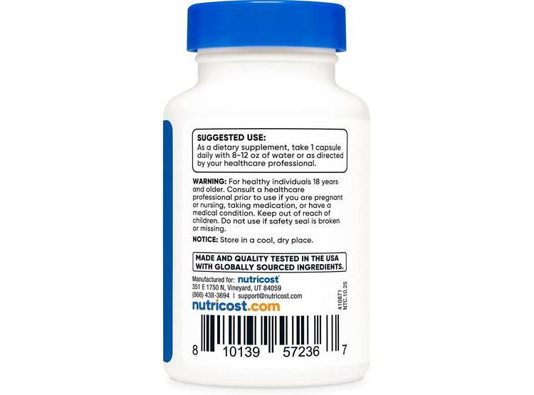 NUTRICOST CÁPSULAS DIHIDROBERBERINA BERBERINA MEJOR ABSORCIÓN - 4