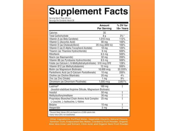 MULTIVITAMINA LÍQUIDA MARYRUTH'S CON BIOTINA, CRECIMIENTO DEL CABELLO Y CUIDADO DE LA PIEL PARA MUJERES - 8