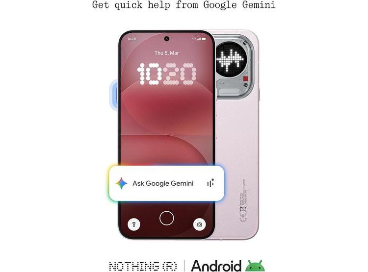NOTHING TELÉFONO (4A) PRO ANDROID 16 CÁMARA TRIPLE PANTALLA AMOLED BATERÍA 5080MAH ROSA 12+256GB - 6