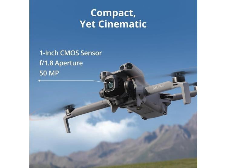 DJI MINI 5 PRO CON CONTROL RC-N3, VIDEO 4K, SENSOR CMOS, ACTIVETRACK, MEMORIA 128GB Y KIT DE PILOTO - 4