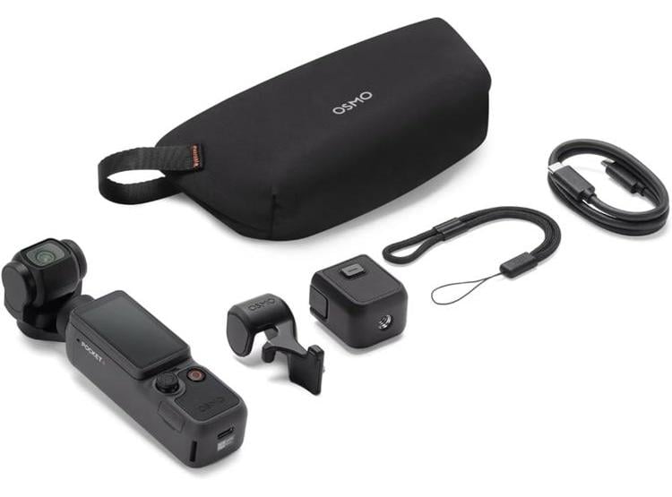 DJI OSMO POCKET 4 CÁMARA GIMBAL CON CMOS, 4K 240FPS, MEMORIA 107GB, TARJETA 128GB Y MICRÓFONOS - 6