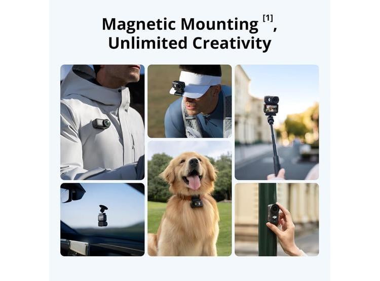 DJI OSMO NANO STANDARD COMBO - CÁMARA VLOGGING 4K/60FPS SENSOR 1/1.3, FOV 143°, GRABACIÓN Y TRANSFERENCIA RÁPIDA - 2
