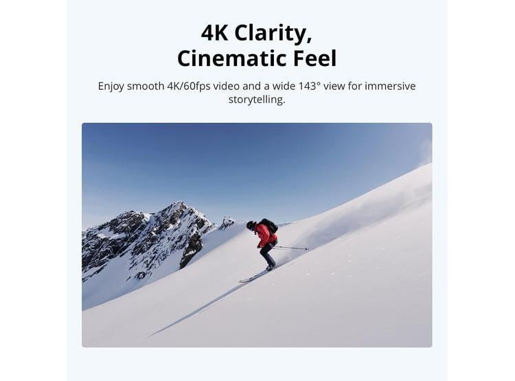 DJI OSMO NANO STANDARD COMBO - CÁMARA VLOGGING 4K/60FPS SENSOR 1/1.3, FOV 143°, GRABACIÓN Y TRANSFERENCIA RÁPIDA - 5