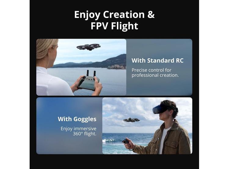 DJI AVATA 360 FLY MORE COMBO RC 2, DRON CON IMÁGENES 8K, FPV, FILMACIÓN AÉREA, CÁMARA 360° Y HÉLICE PROTEGIDA - 4
