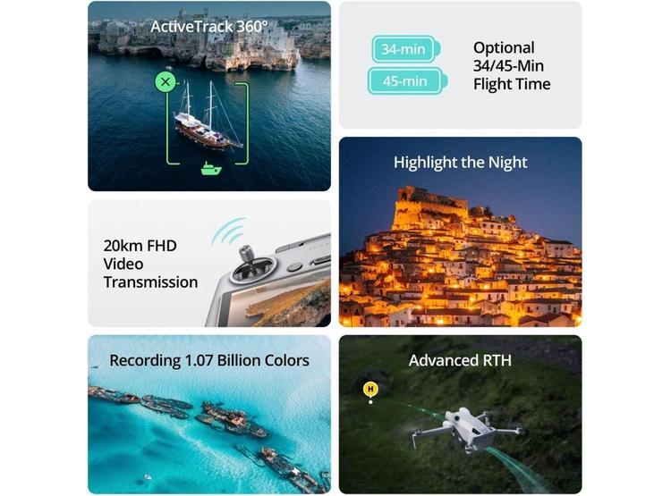 DJI MINI 4 PRO COMBO PLUS CON CÁMARA 4K, 3 BATERÍAS, 135 MINS DE VUELO, PREVENCIÓN DE OBSTÁCULOS, RETORNO INTELIGENTE - 4