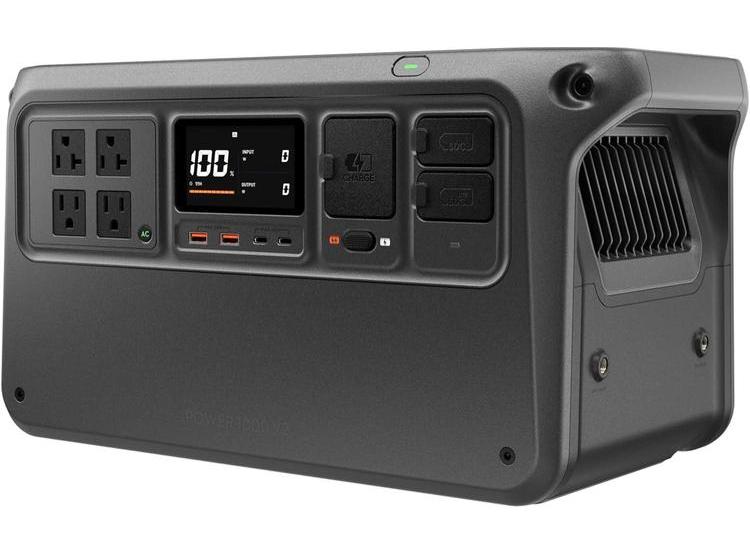 DJI POWER 1000 V2 ESTACIÓN DE ENERGÍA PORTÁTIL, BATERÍA LFP 1024WH, SALIDA ESTABLE 2600W PARA CAMPING - 1