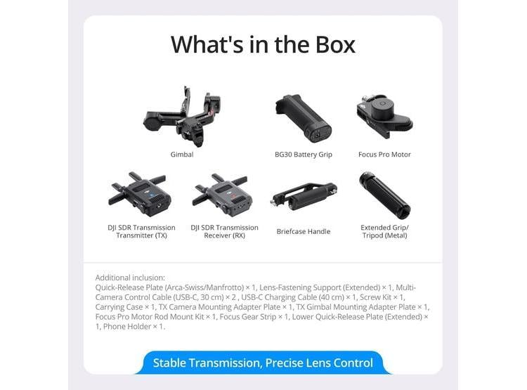 DJI RS 4 PRO COMBO ESTABILIZADOR CARDÁN 3 EJES PARA CÁMARAS DSLR Y DE CINE - 4