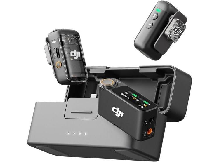 DJI MIC 2, MICRÓFONO INALÁMBRICO TODO EN UNO CON CANCELACIÓN DE RUIDO Y GRABACIÓN INTERNA PARA IPHONE, ANDROID Y CÁMARAS - 1