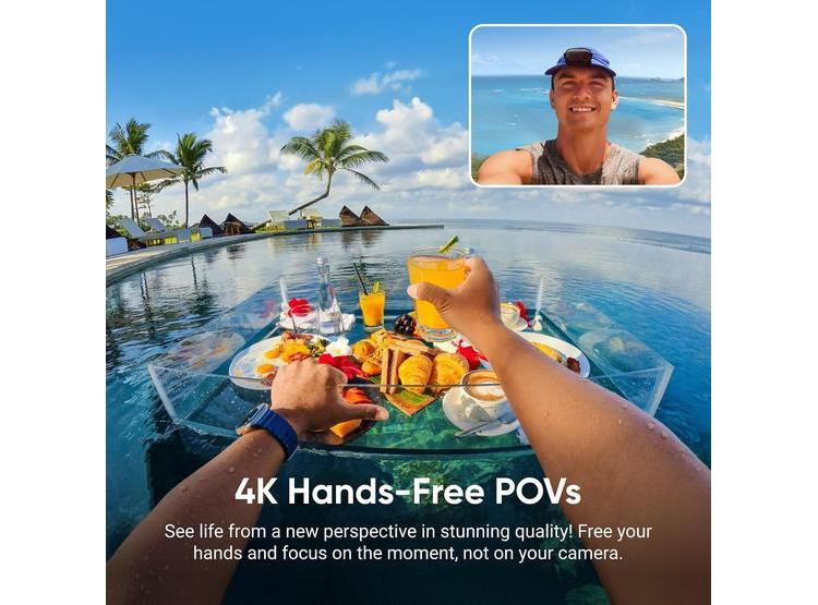 INSTA360 GO 3S - CÁMARA VLOGGING 4K, 64 GB, NEGRA, MANOS LIBRES, MONTAJE VERSÁTIL, DURACIÓN BATERÍA EXTENDIDA - 2