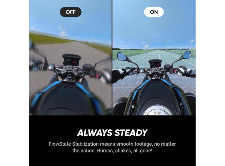INSTA360 X5 BMW MOTORRAD - CÁMARA DE ACCIÓN 360 IMPERMEABLE 8K, POCO RUIDO, EFECTO DE PALO INVISIBLE, BATERÍA DE 3 HORAS - 4