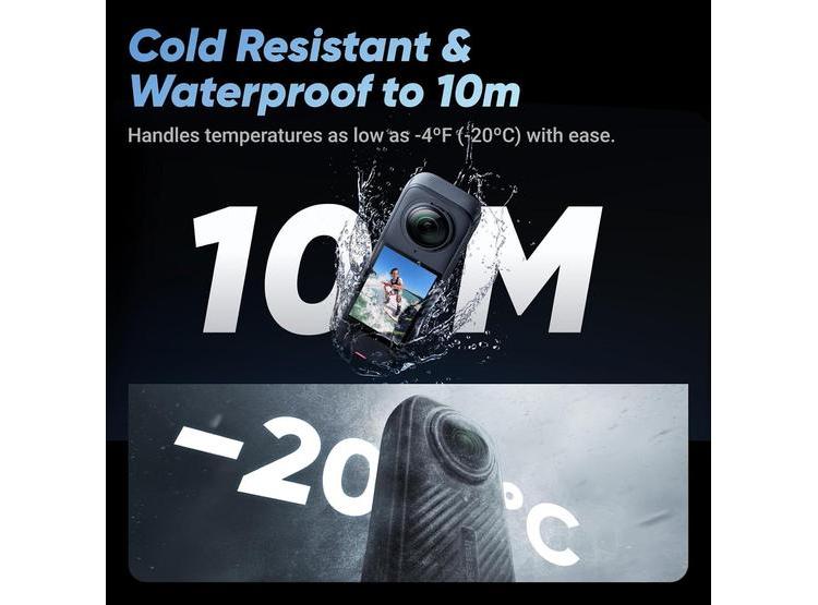 INSTA360 X4 CÁMARA DE ACCIÓN IMPERMEABLE 360 DE 8K, GRAN ANGULAR Y EFECTO PALO INVISIBLE PARA SELFIES - 6