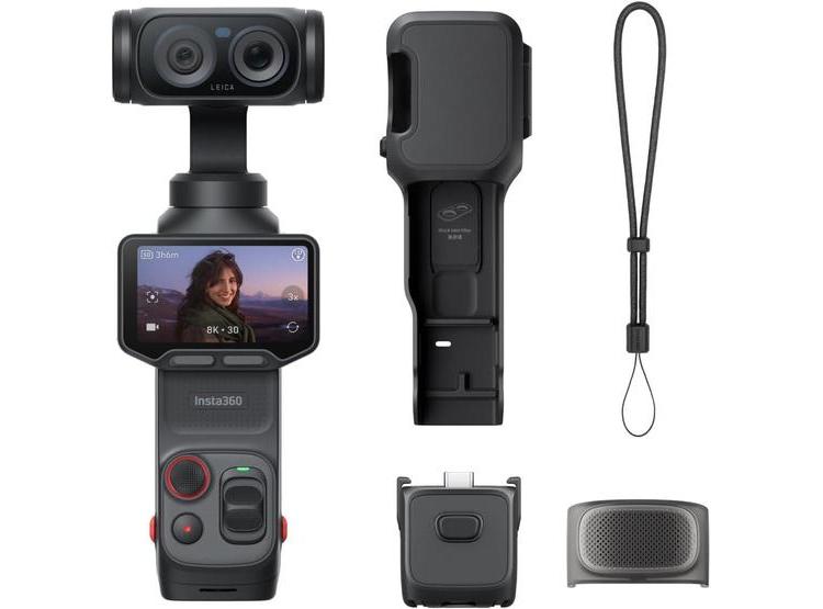 INSTA360 LUNA ULTRA: CÁMARA 8K CON LENTES LEICA DUALES, ZOOM 12X Y PANTALLA TÁCTIL DESMONTABLE IDEAL PARA VLOGS - 1