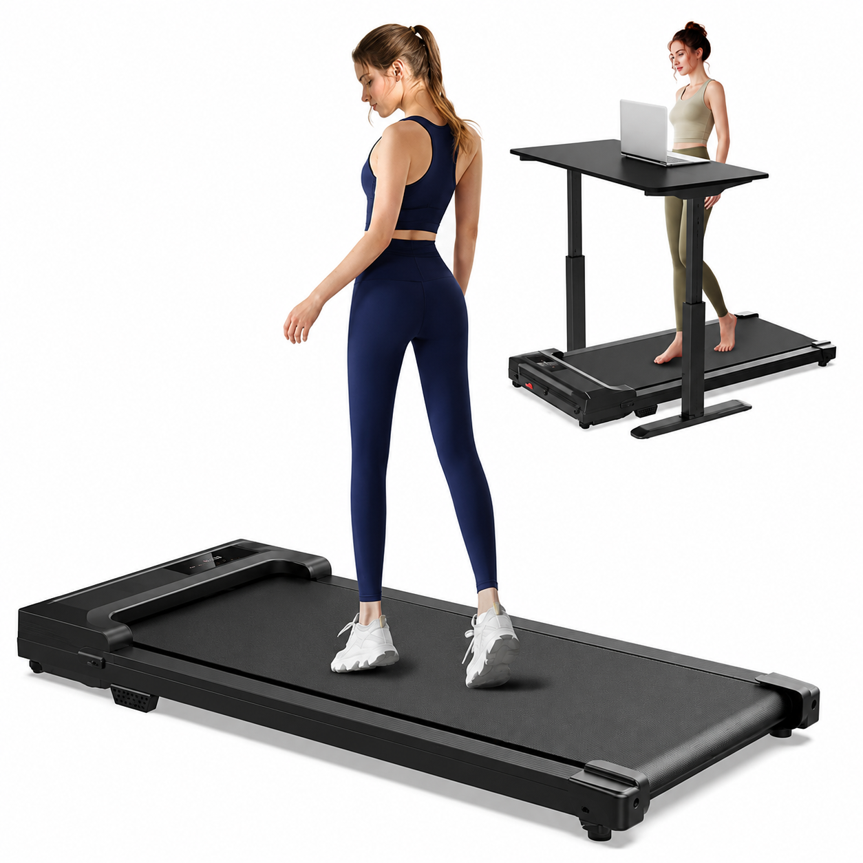 CAMINADORA PORTÁTIL PARA HOGAR, DISEÑO COMPACTO CON VELOCIDAD AJUSTABLE Y CONTROL REMOTO - 1