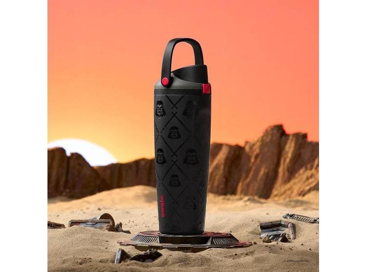 BOTELLA DE AGUA AISLADA OWALA STAR WARS FREESIP DE ACERO INOXIDABLE CON BOQUILLA BIDIRECCIONAL INTEGRADA, IDEAL PARA VIAJES - 8