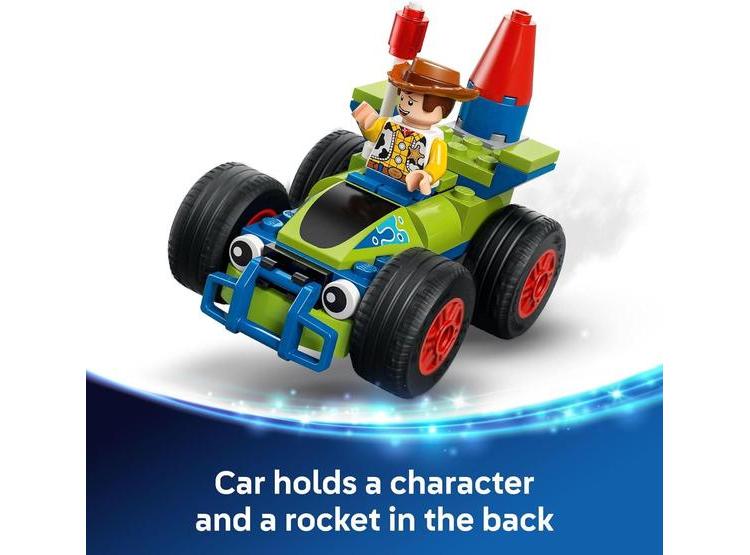 LEGO DISNEY Y PIXAR TOY STORY TREN CELEBRACIÓN Y COCHE RC JUGUETE PARA NIÑOS SENSIBILIDAD Y JUEGO DE ROL - 5