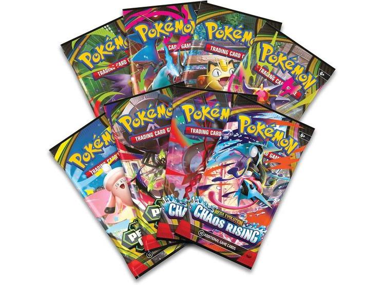 POKÉMON TCG: MEGA GRENINJA EX PREMIUM COLLECTION CON 8 PAQUETES DE REFUERZO Y TARJETAS PROMO - 2