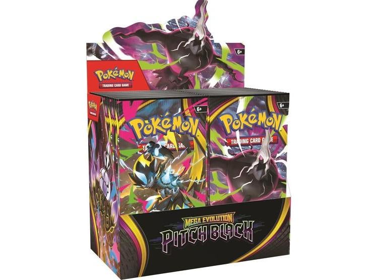 POKÉMON TCG: CAJA DE REFUERZO MEGA EVOLUTION PITCH BLACK, 36 BOOSTERS - 1