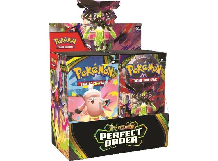 POKÉMON TCG: MEGA EVOLUTION, CAJA REFUERZO ORDEN PERFECTO 36 PAQUETES - 1