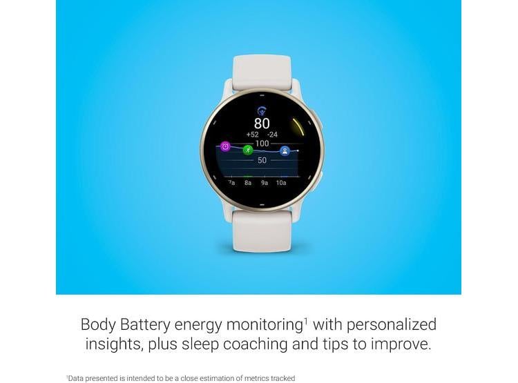 GARMIN VÍVOACTIVE 5, RELOJ INT. GPS SALUD Y FITNESS AMOLED, MARFIL - 3