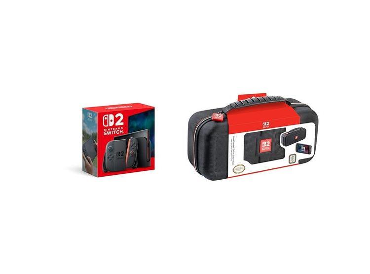 NINTENDO SWITCH 2 CON ESTUCHE DELUXE, CAPACIDAD PARA 12 JUEGOS Y FUNDA PROTECTORA INCLUIDA - 1