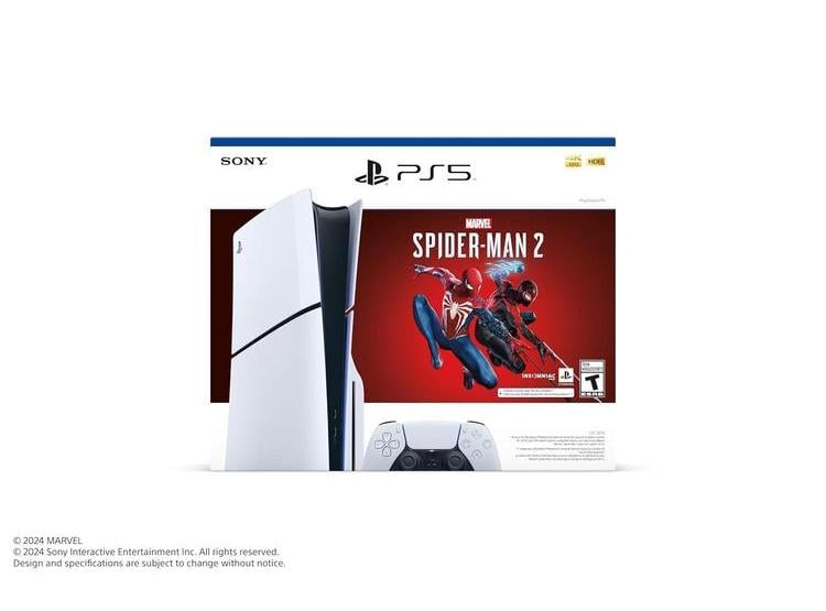 PLAYSTATION 5 SLIM CON MARVEL’S SPIDER-MAN 2 BUNDLE, 1TB SSD, MANDO DUALSENSE Y JUEGO DIGITAL INCLUIDO - 2