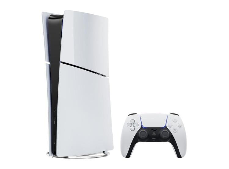PS5 SLIM DIGITAL EDITION CON FORTNITE Y CARGADOR MYTRIX, CONSOLA DE JUEGOS BLANCA DE SSD RÁPIDO - 3