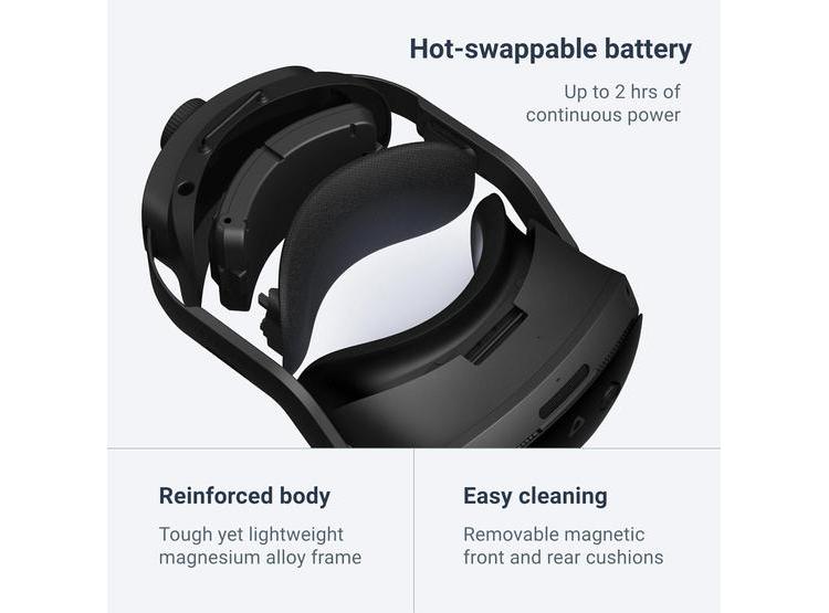HTC VIVE FOCUS VISION - AURICULARES DE REALIDAD MIXTA Y PC VR, EDICIÓN CONSUMIDOR, EYE Y HAND TRACKING - 4
