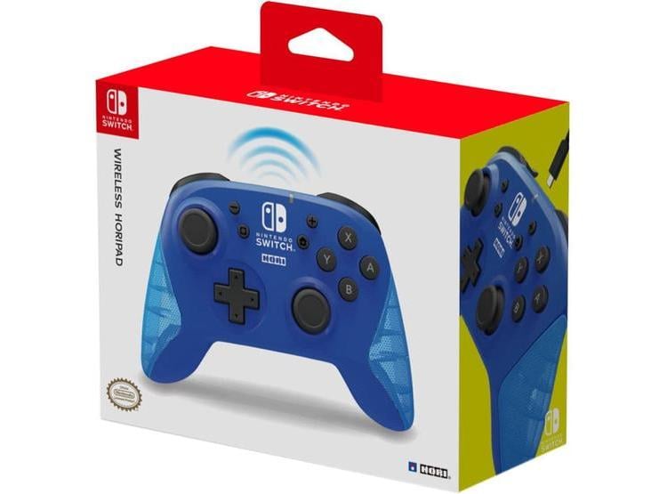 CONTROLADOR BLUETOOTH HORIPAD INALÁMBRICO AZUL PARA NINTENDO SWITCH, CON LICENCIA DE NINTENDO - 3