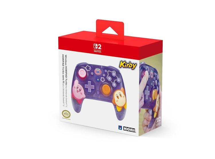 CONTROLADOR HORI WIRELESS HORIPAD TURBO KIRBY Y WADDLE DEE PARA NINTENDO SWITCH 2, LICENCIA OFICIAL NINTENDO - 1