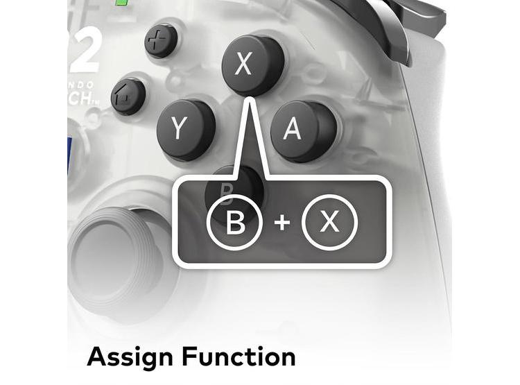 CONTROL WIRELESS HORIPAD TURBO FROST PARA SWITCH 2, CON LICENCIA NINTENDO Y CARACTERÍSTICAS AVANZADAS - 10