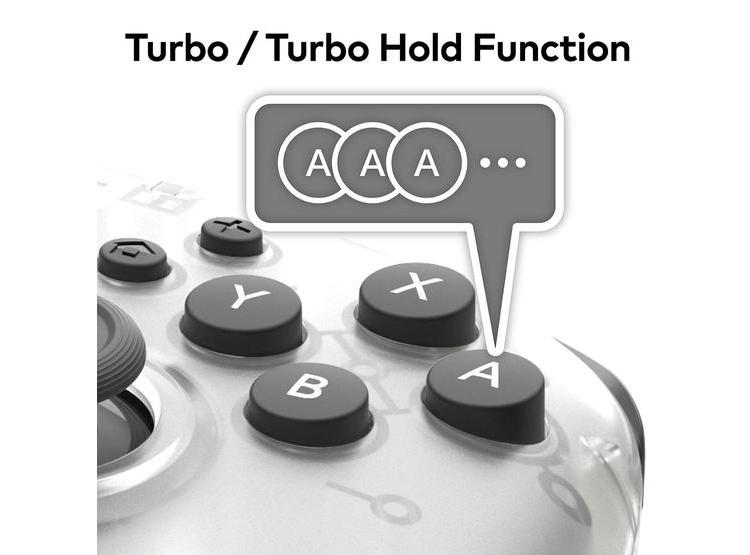 CONTROL WIRELESS HORIPAD TURBO FROST PARA SWITCH 2, CON LICENCIA NINTENDO Y CARACTERÍSTICAS AVANZADAS - 9