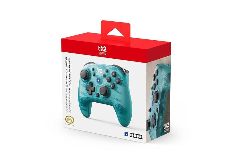 HORI WIRELESS HORIPAD TURBO AQUA, MANDO AVANZADO Y ERGONÓMICO PARA NINTENDO SWITCH CON BATERÍA RECARGABLE - 1
