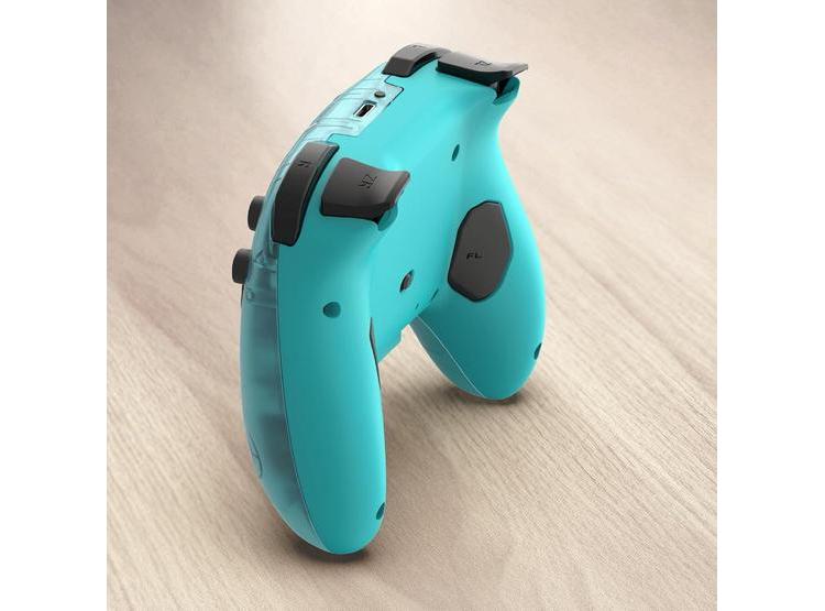 HORI WIRELESS HORIPAD TURBO AQUA, MANDO AVANZADO Y ERGONÓMICO PARA NINTENDO SWITCH CON BATERÍA RECARGABLE - 5