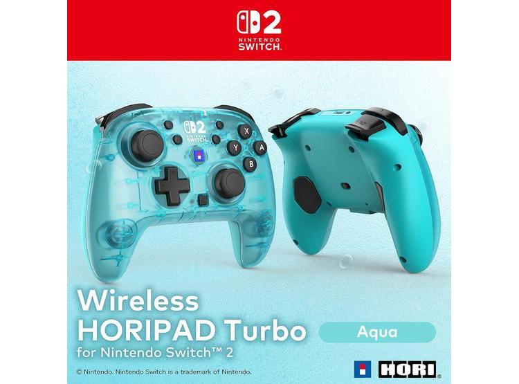 HORI WIRELESS HORIPAD TURBO AQUA, MANDO AVANZADO Y ERGONÓMICO PARA NINTENDO SWITCH CON BATERÍA RECARGABLE - 6